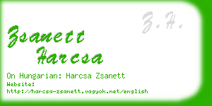 zsanett harcsa business card